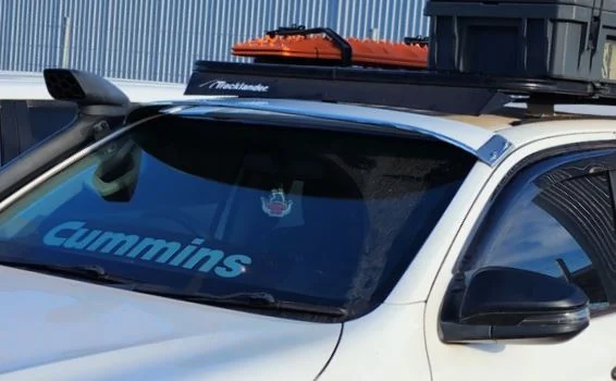 Toyota Hilux Oct 2015 onwards Solid Windscreen Sunvisor