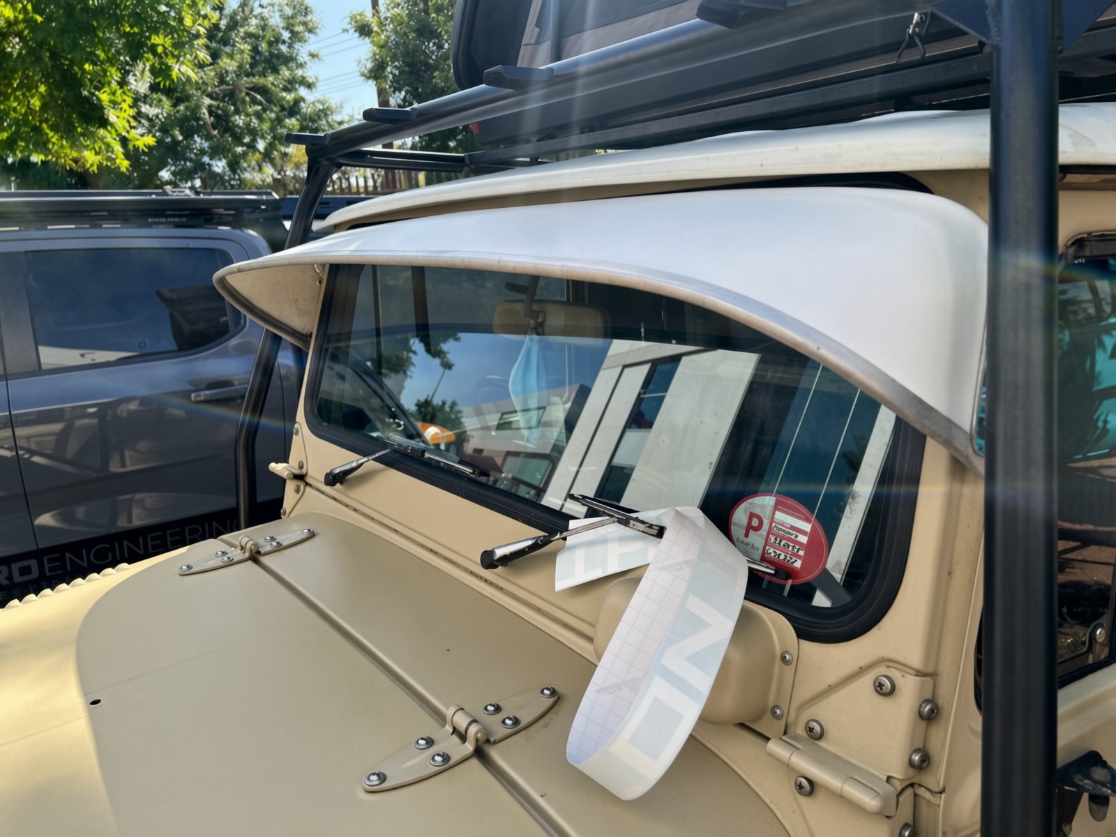 Toyota LandCruiser FJ40-45 HJ47 1967-1984 Solid Sun visor